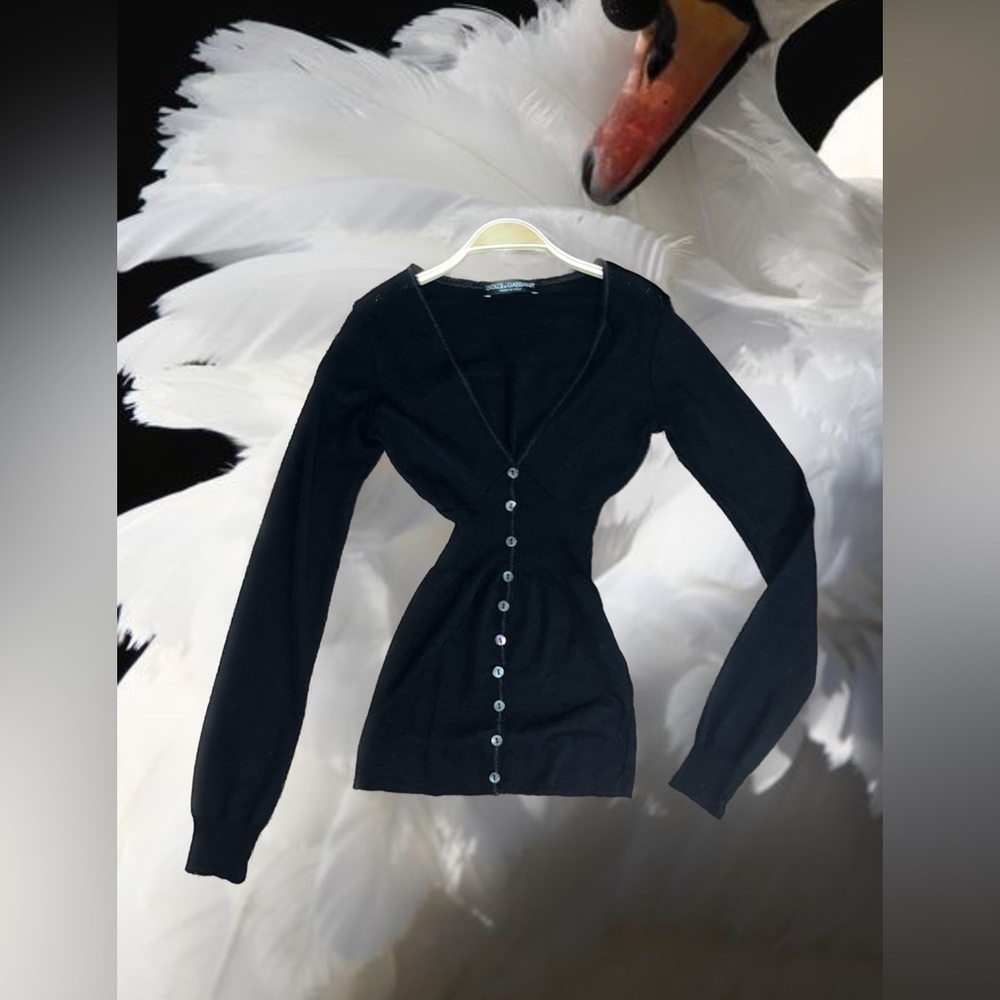 (Sold)Dolce & Gabbana wool cardigan Italy